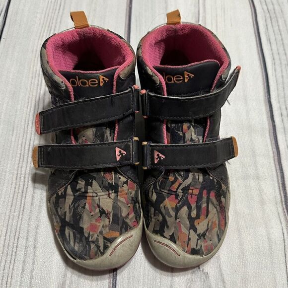 Plae Girls Sneakers Size 1 Max Deep Space Purple Summer - Picture 2 of 10